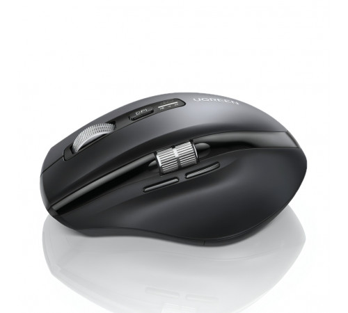 Мышь | UGREEN M751 Ergonomic | цвет: чёрный | 2.4 ГГц + Bluetooth | бесшумная